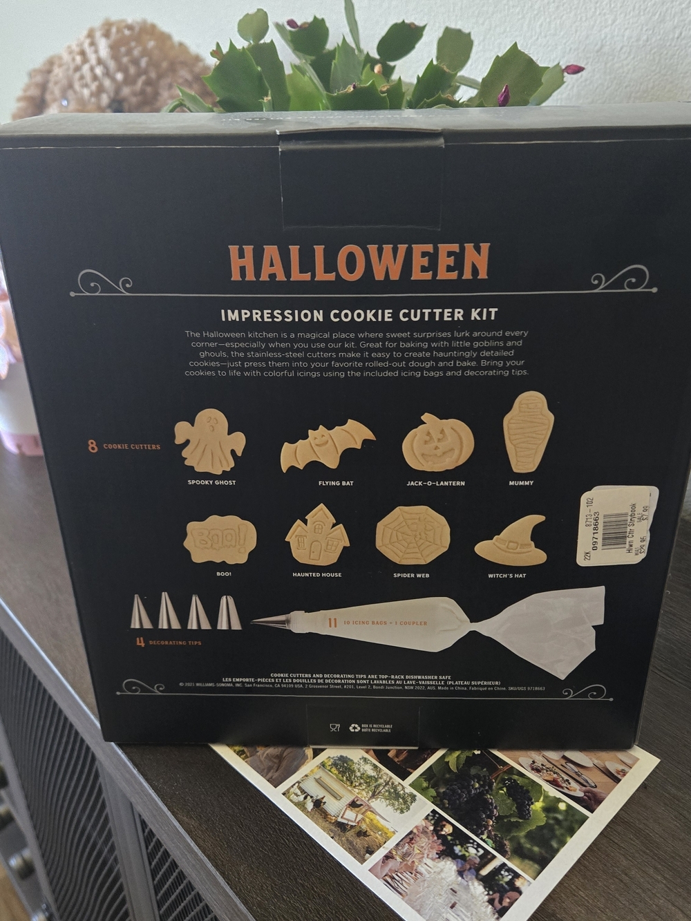 Williams Sonoma Halloween Impression Cookie Cutter Kit - Orange, Black, Gray - Picture 2 of 2